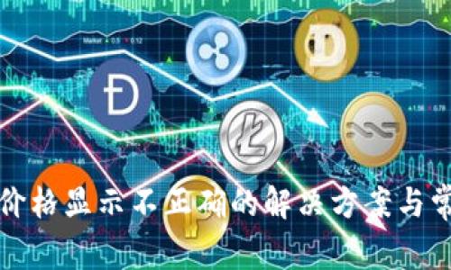 TP钱包币种价格显示不正确的解决方案与常见问题分析