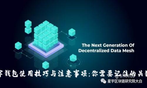 数字钱包使用技巧与注意事项:你需要记住的关键点