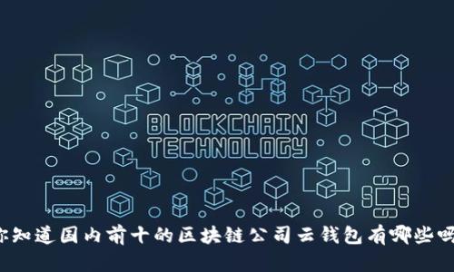 你知道国内前十的区块链公司云钱包有哪些吗?